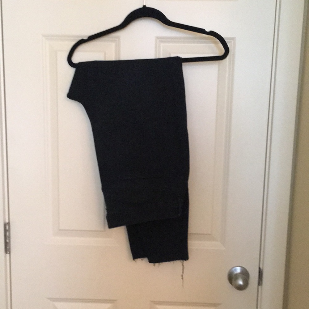 Jessica Simpson Black jeans, size 18, distressed/torn knee, not worn